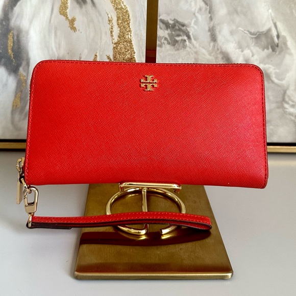 EUC Tory Burch Women's Emerson Wristlet Zip Continental - Picture 10 of 10